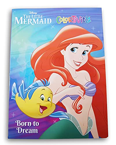 Colortivity The Little Mermaid Ariel Themed Coloring and Activity Book