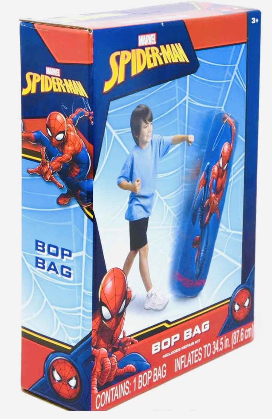 Marvel Spiderman Kids Inflatable Punching Bop Bag Exercise Toy