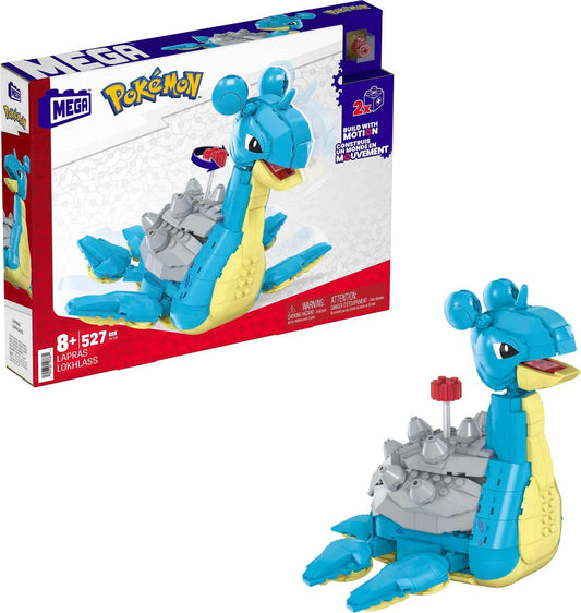 MEGA Pokémon Building Toys Set Lapras with 527 Pieces