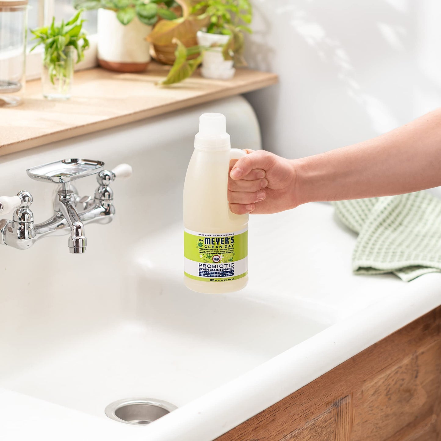 CLEAN DAY Probiotic Drain Maintenance Liquid, Lemon Verbena